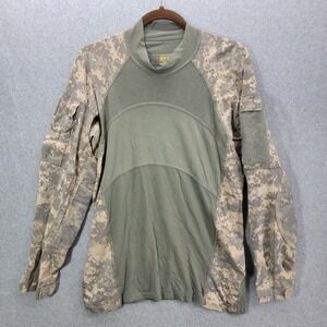 Massif Army Combat Shirt Adult Mens Large Digital Camo Tactical Mountain Gear